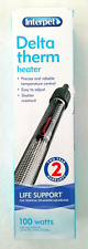 Interpet DELTATHERM Aquarium HEATER 100w Tropical & Marine Tanks up to 90 litres