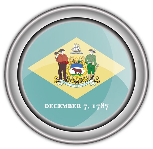 Delaware usa state flag - usa,