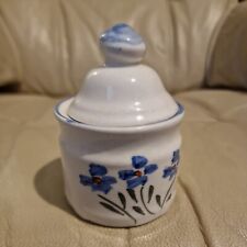 Vintage 1970's 80s J&G China Sugar Bowl Retro Hand Painted