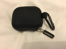 CASEBUDi Tough Travel Case For Apple Airpods gen 1/2. Key Ring And Carabineer