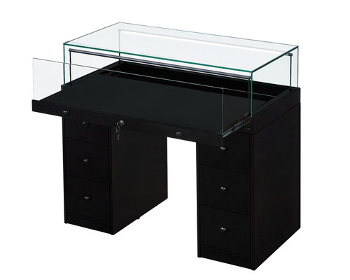 Glass display counter - glass, counter-