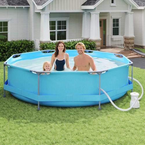 Above ground swimming pool - ground,