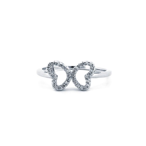 Ring rhodium plated - ring,