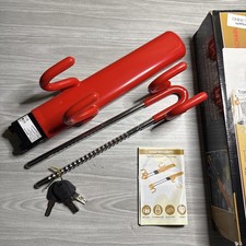 Tevlaphee Steering Wheel Lock, Anti-Theft, 3 Keys, Twin Bar RRP £38