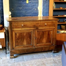 Antique French Walnut Buffet Sideboard