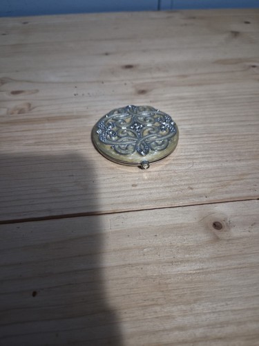 Silver and enamel - mirror, with