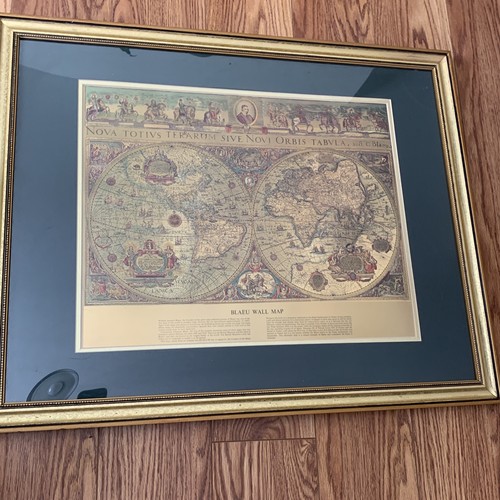 Vintage blaeu wall map the - vintage,