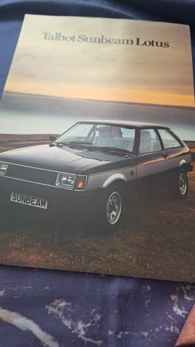 Talbot sunbeam lotus brochure - sunbeam,
