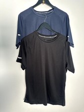 ZENGVEE 2 Pack Gym Shirts Men Quick Dry Short Sleeve Sport T-Shirts Breathable