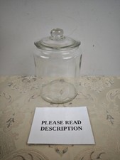 Olympia Biscotti Biscuit Cookie Jar with Lid 6.5 Litre, Clear Glass, Size: 293(H