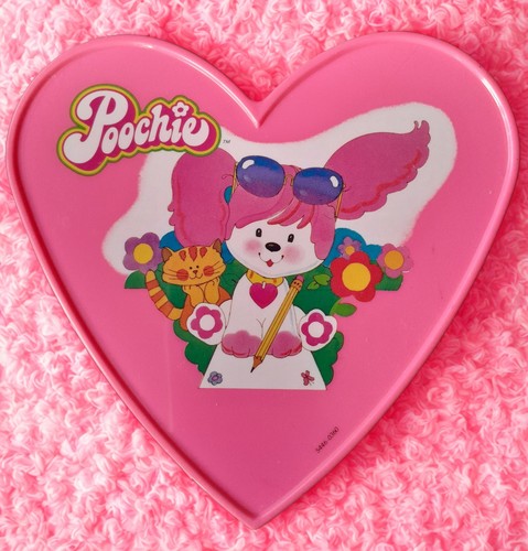 Poochie mattel 1982 pink heart - poochie,