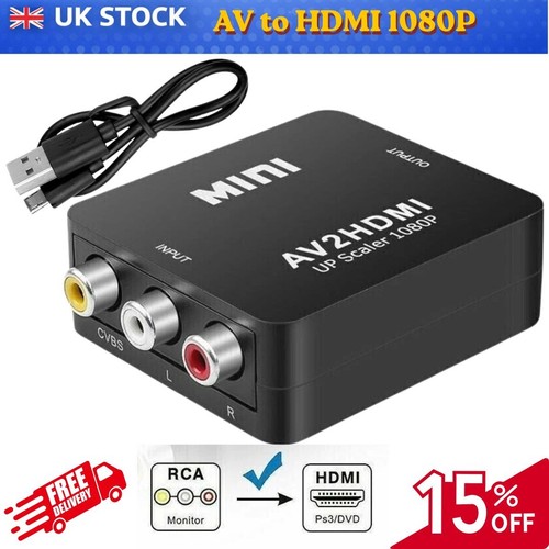 Hdmi 1080p rca - 1080p, cvbs