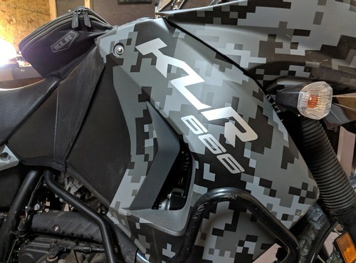 Klr 666 vinyl decal replace - klr,