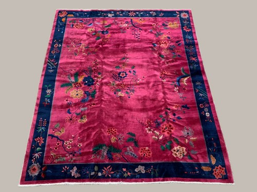 Large chinese art deco carpet - chinese,