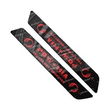Gel Top - Harley 2014-up Saddlebag Latch Reflector Insert Covers - POW MIA RED