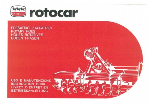 Carraro rotocar rotary hoes - carraro,