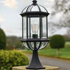 Glass Dome Pillar Light