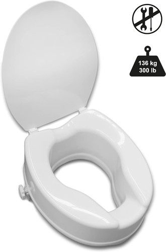 Pepe raised toilet seat 10cm - raised,