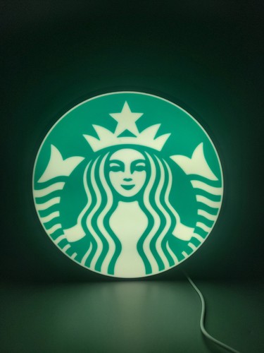 Starbucks light box sign - sign, led