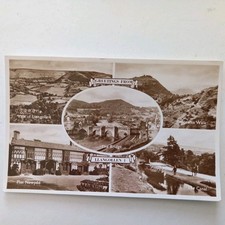 Postcard Greetings From Llangollen. Multiview North Wales RP 