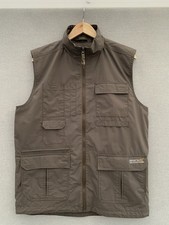 Regatta Multi-Pocket Utility Fishing Shooting Green Gilet Jacket Large Men’s
