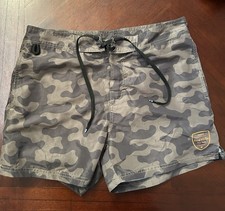 Fred Mello Men's Camo Swim Trunks Size M 