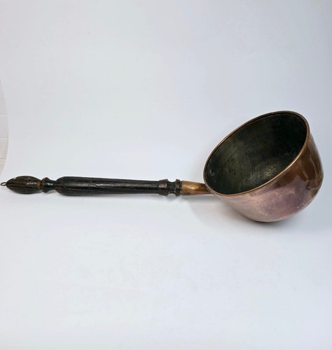 Antique copper large saucepan - large,
