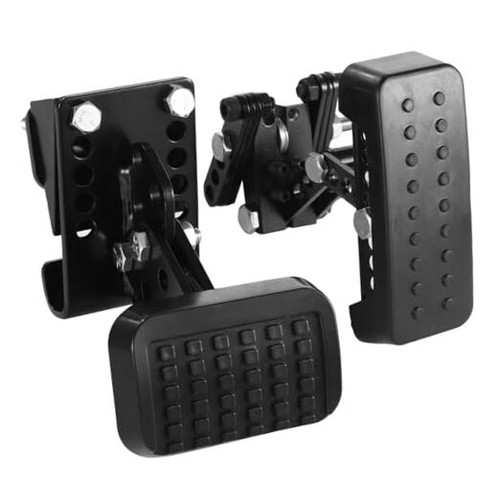 Gas and brake pedal - and,