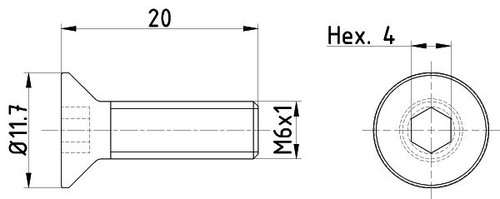 Textar brake disc bolt fits - brake,