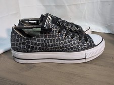 black glitter Converse