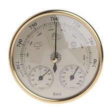 3 In 1 Weather Station  Indoor And Outdoor Use -Barometer Thermometer Hygrometer