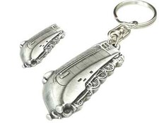 Mallard Train Keyring And Pin