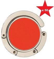 50 x Folding RED Purse Handbag Hook Bag Hanger Table Holder Wedding Favour Love