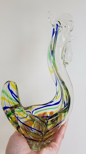 Vintage romanian glass - vintage, green