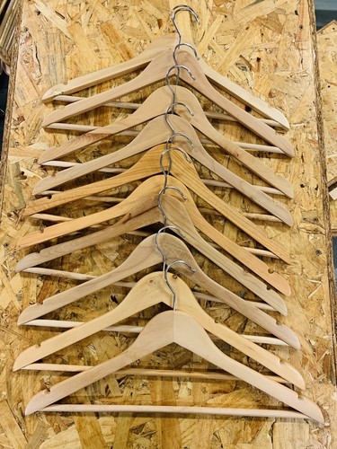 Wooden coat hangers adults - wooden,