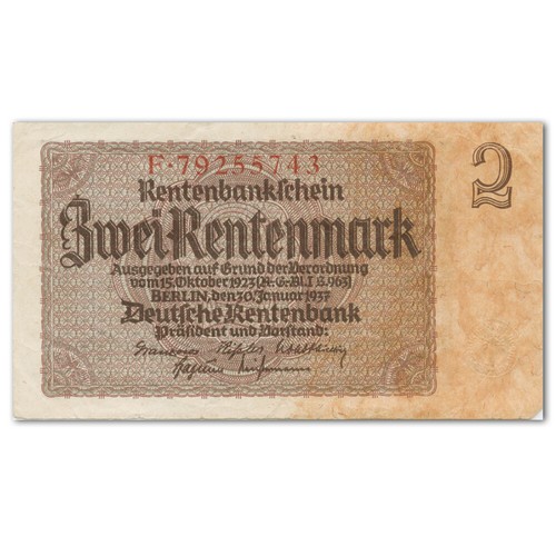 One rentenmark - one,