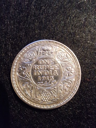 Indian silver rupee - silver, george