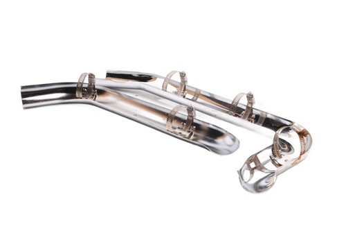 Exhaust heat shield chrome