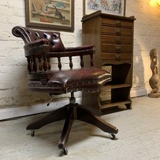 Antique Revolving Desk Chair