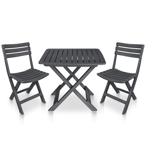 Folding bistro set - bistro, garden