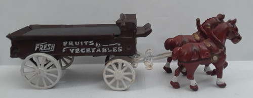 Vintage cast iron fruit - iron,