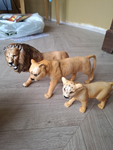 Antique beswick pottery lion - beswick,