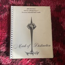 Vintage Ford Zodiac Zephyr RARE Marketing Advertising Overseas Intro Guide 1966