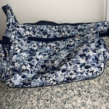 SATCHEL BAG blue Fabric Size M