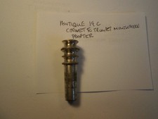 An Antique 19th c CORNET TO  TRUMPET MOUTHPIECE ADAPTER/TUNING BIT