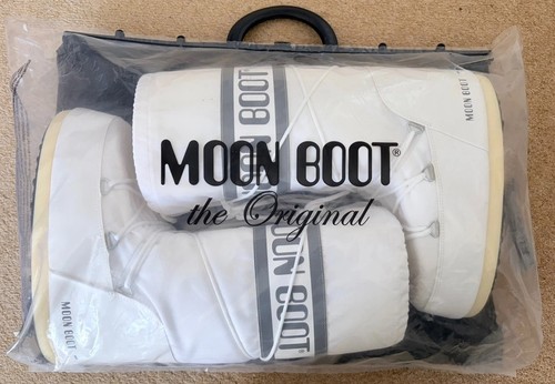 Moon boot icon white - white, nylon