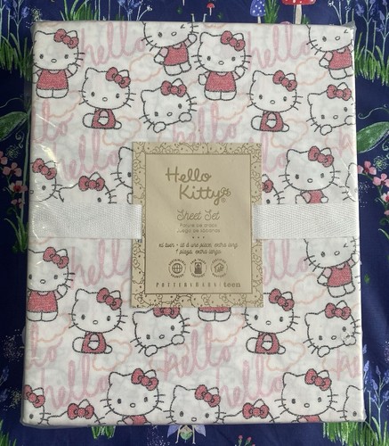 Pottery barn hello kitty - hello, sheet