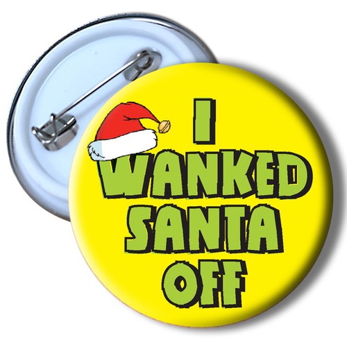 838 rude pin badge funny - rude,