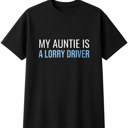 Auntie lorry driver - auntie, is