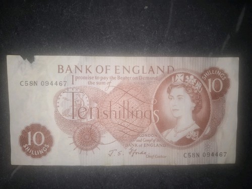 Vintage bank england 10 - vintage, of